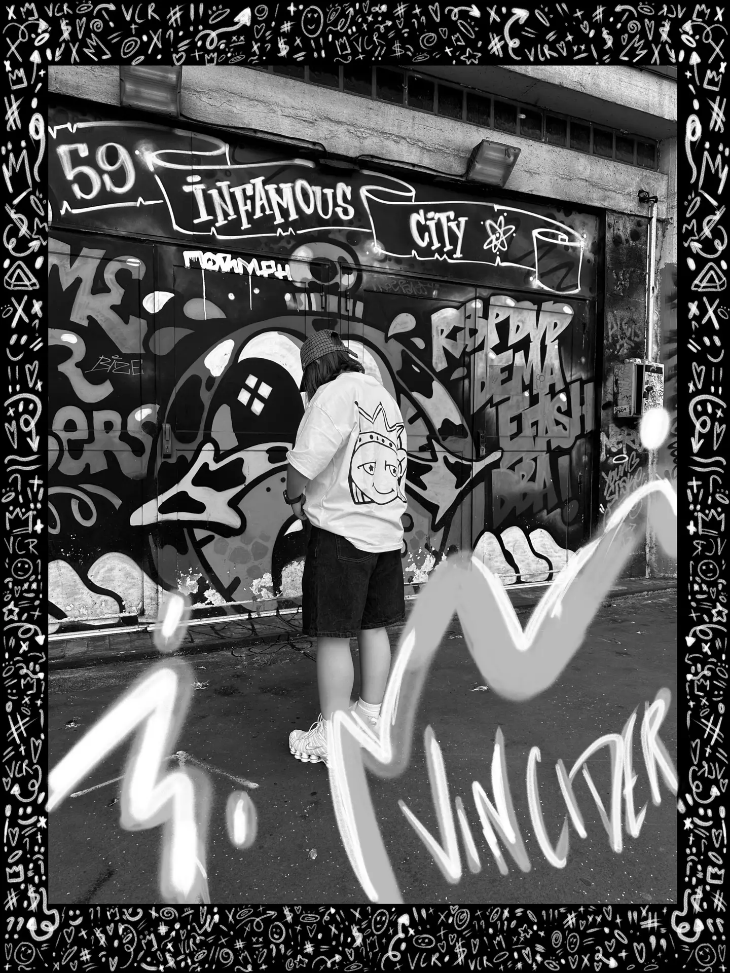 Image de moi avec le t-shirt vincider.